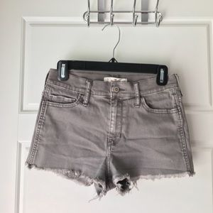 Gray Hollister Jean Shorts